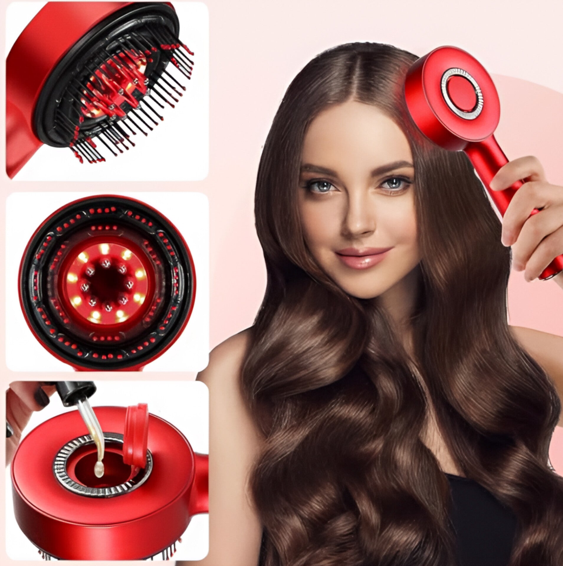 RelaxAura Premium Head Scalp Electric Massager Comb
