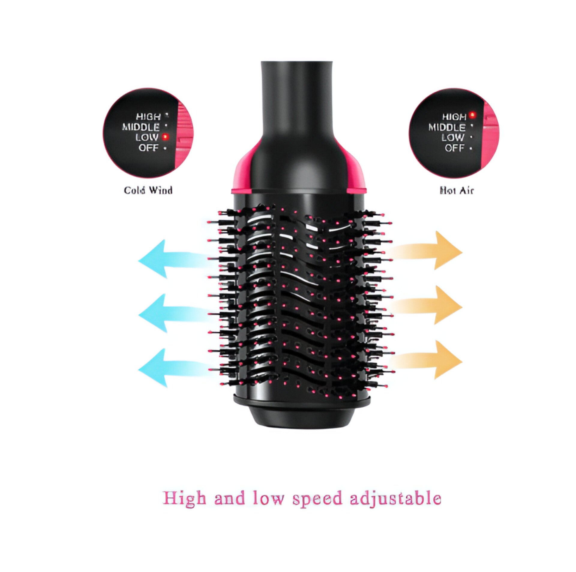 4-in-1 One Step Hair Dryer & Volumizer Brush – Salon-Style Hair at Home