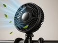 Multi-Use Stroller Cooling Fan – Flexible, Rechargeable & Baby-Safe Breeze