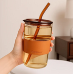 Grip Glass Sipper Bottle – Stylish, Durable & Eco-Friendly
