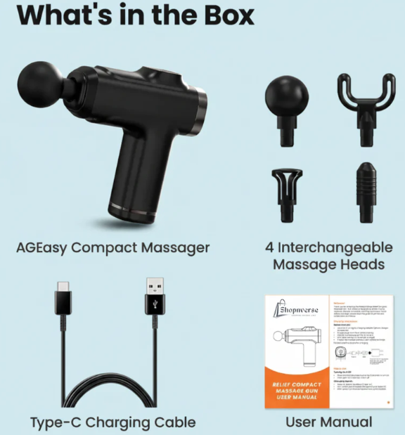 Massage Gun with 6 Adjustable Speeds