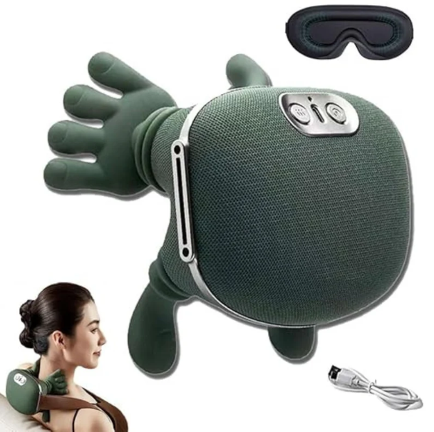 Shoulder & Neck Massager with Simulation Palm & Dual-Zone Heat