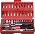 46-Piece Multipurpose Tool Kit with Ratchet & Socket Set