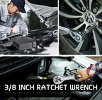 46-Piece Multipurpose Tool Kit with Ratchet & Socket Set