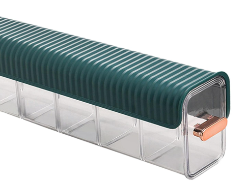6-Cell Wall Mount Drawer Organizer – Acrylic Storage Box for Socks, Underwear & Accessories